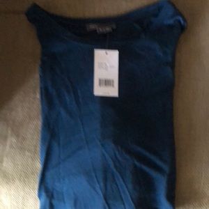 NWT Women’s short sleeve Vince top, blue, Sz M